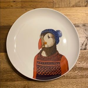 West Elm Dapper Animal Plate Bird